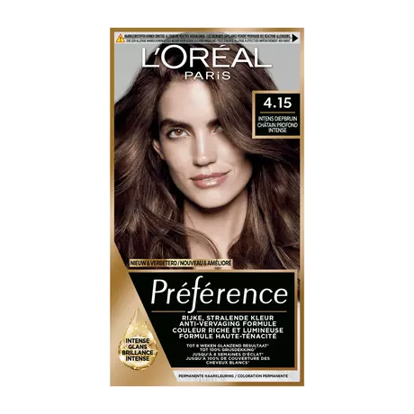 L'Oréal Paris Préférence Permanente Haarverf 4.15 Caracas