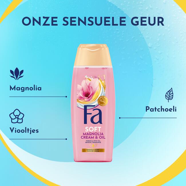 Fa Cream & Oil Silk & Magnolia Showergel 250 ML
