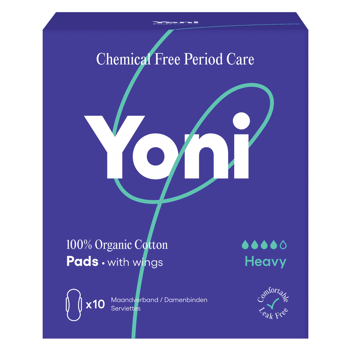 Yoni Maandverband Heavy Bio — 10 stuks