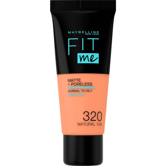 Maybelline New York Fit Me Matte + Poreless Foundation 320 Natural Tan 30 ML