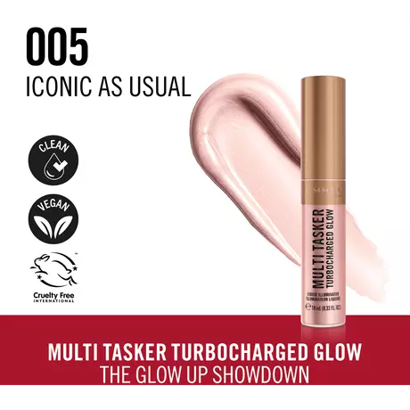 Rimmel London Multi-Tasker Turbocharged Glow Illuminator Highlighter 005