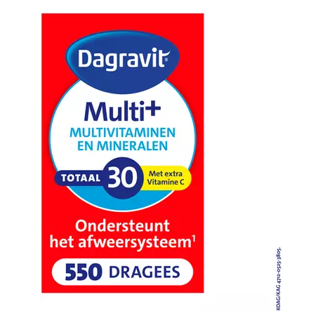 Dagravit Multivitaminen Totaal 30 Dragees 550 stuks