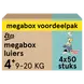 Etos Woezel & Pip Luiers Maxi+ Maat 4+ 9-20 kg Megabox 4x50 stuks