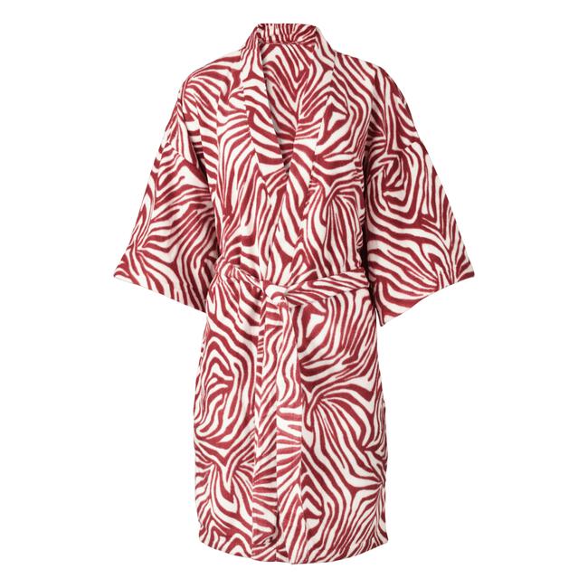 Etos Home Collection Badjas fleece print zebra- S/M