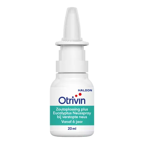 Otrivin Zoutoplossing Plus Eucalyptus Neusspray bij een Verstopte Neus 20 ML