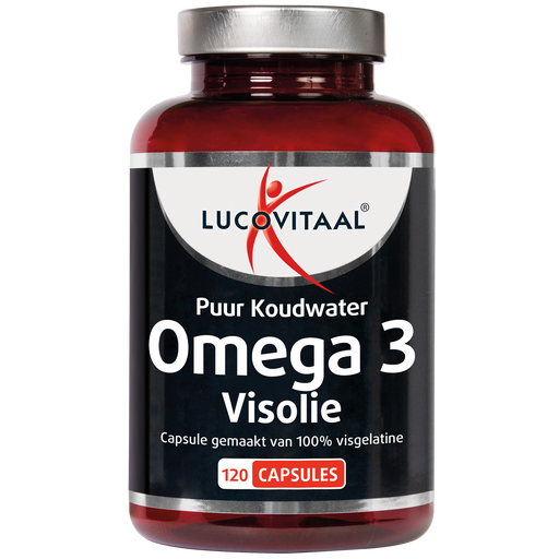 Lucovitaal Puur Omega 3 Koudwater Visolie Capsules 120 stuks