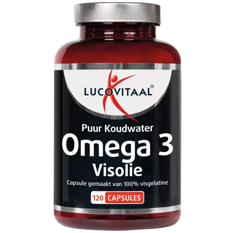 Lucovitaal Puur Omega 3 Koudwater Visolie Capsules 120 stuks