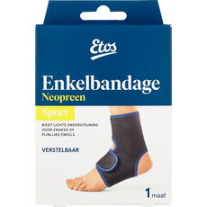 Etos Enkelbandage Zwart