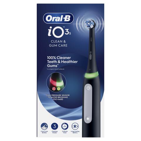 Oral-B iO 3s Zwart Elektrische Tandenborstel