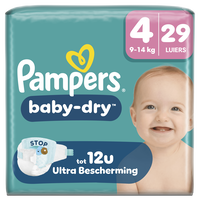 Pampers Baby Dry Luiers Maat 4 9-14 KG 29 stuks
