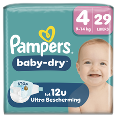 Pampers Baby Dry Luiers Maat 4 9-14 KG 29 stuks