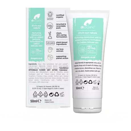 Dr. Organic Calendula Baby Moisturiser 50 ML