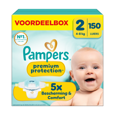 Pampers Premium Protection Voordeelbox Luiers Maat 2 4-8 KG 150 stuks