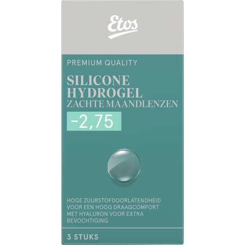 Etos Silicone Hydrogel Zachte Maandlenzen -2.75 3st.