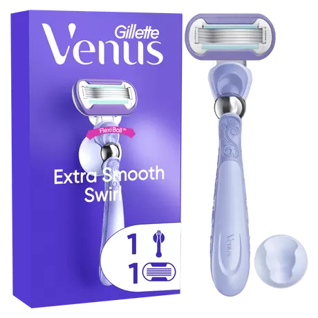 Gillette Venus Extra Smooth Swirl Scheersysteem met 1 Navulmesje