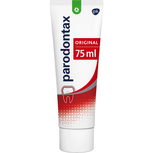 parachute vlotter premier Parodontax Original Dagelijkse Tandpasta Tegen Bloedend Tandvlees 75 ML 75  ML | Etos