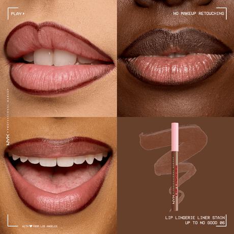 NYX Professional Makeup Lip Lingerie Liner Stain 06 Up To No Good 06 Bruin