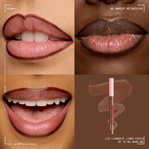 NYX Professional Makeup Lip Lingerie Liner Stain 06 Up To No Good 06 Bruin