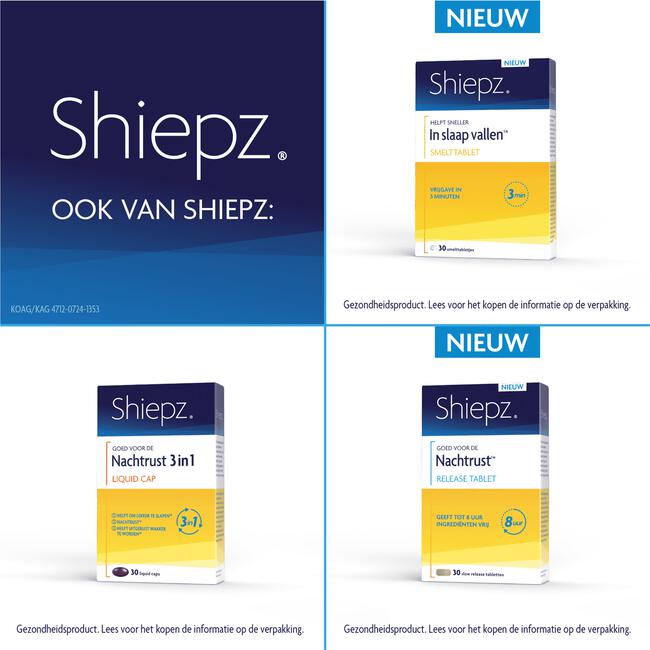 Shiepz Slaapfit 30 tabletten