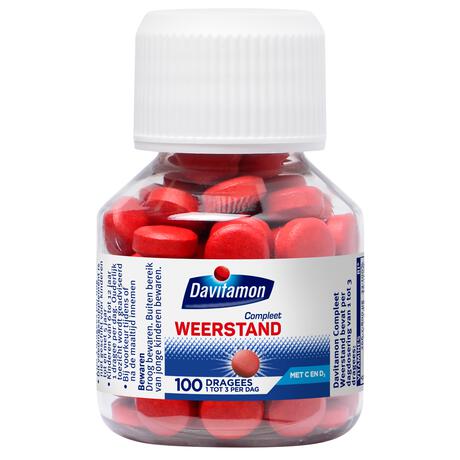 Davitamon Compleet Weerstand Met Vitamine C & D3 100 Stuks