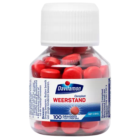 Davitamon Compleet Weerstand Vitamine C & D3 Dragees 100 stuks