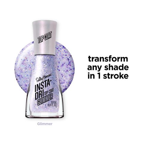 Sally Hansen Insta-Dri Top Coat - Paars - 131 Glimmer