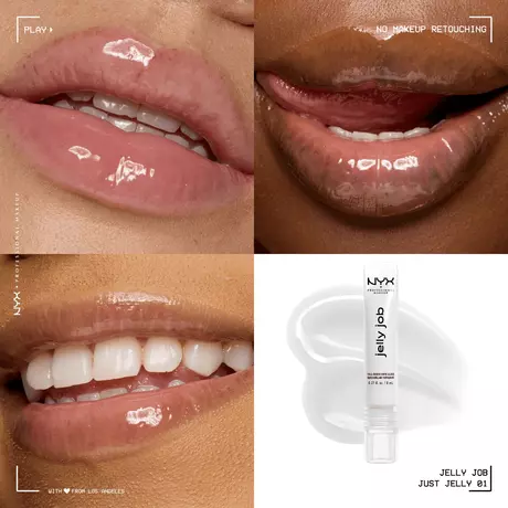 NYX Professional Makeup Jelly Job Lipgloss 01 Just Jelly Transparant