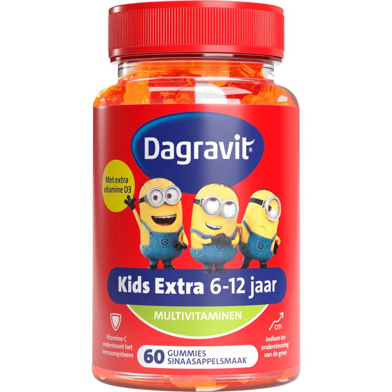 Dagravit Kids-Xtra Vitaminions 6-12 jaar 60 Gummies