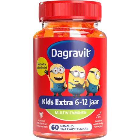 Dagravit Kids-Xtra Vitaminions 6-12 jaar 60 Gummies