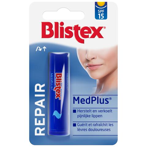 Blistex Medplus Lippenbalsem Stick SPF 15 1 stuk