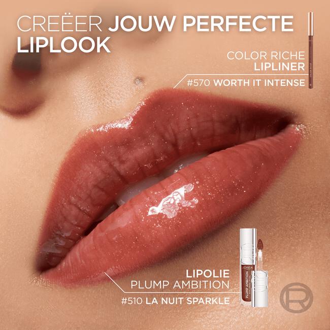 L'Oréal Paris Plump Ambition 510 La Nuit Sparkle Lipgloss