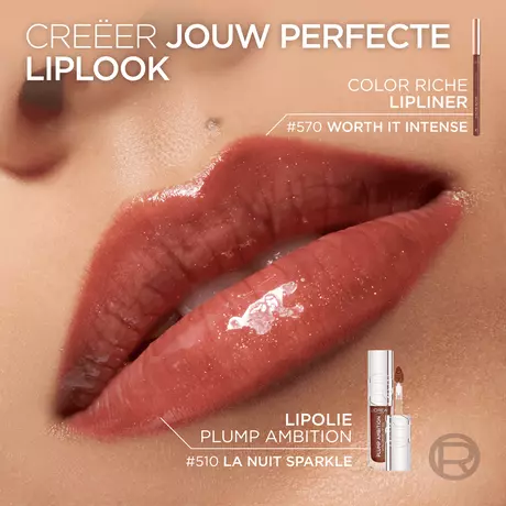 L'Oréal Paris Plump Ambition 510 La Nuit Sparkle Lipgloss