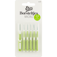 Etos Borsteltjes Micro 2,4 MM 6 stuks