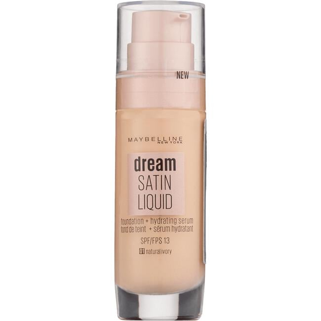 Maybelline Dream Radiant Liquid Foundation 1 Natural Ivory