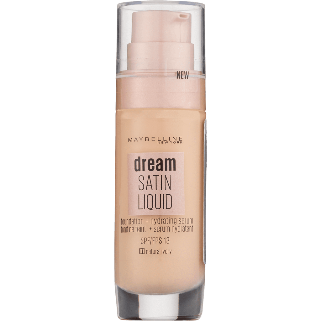 Maybelline Dream Radiant Liquid Foundation 1 Natural Ivory 30 ML Etos