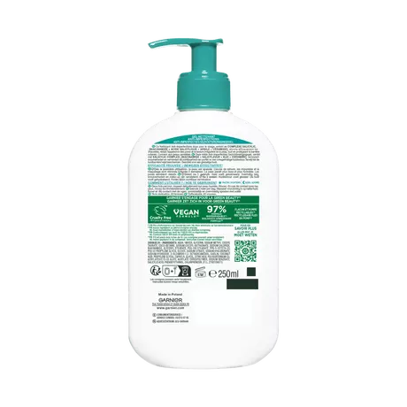 Garnier PureActive Hydraterende Gezichtsreiniger 250 ML