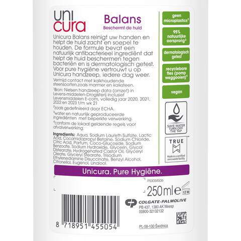 Unicura Balans Antibacteriële Handzeep 250 ML