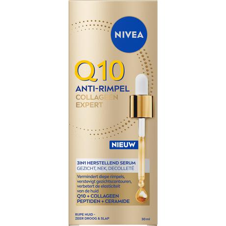 NIVEA Q10 Anti-Rimpel Collageen Expert 3-in-1 Herstellend Serum 30 ML