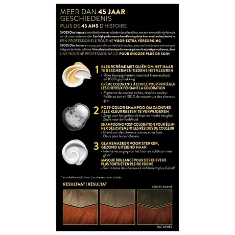 Syoss Oleo Intense Permanente Haarkleuring 5-77 Koperrood