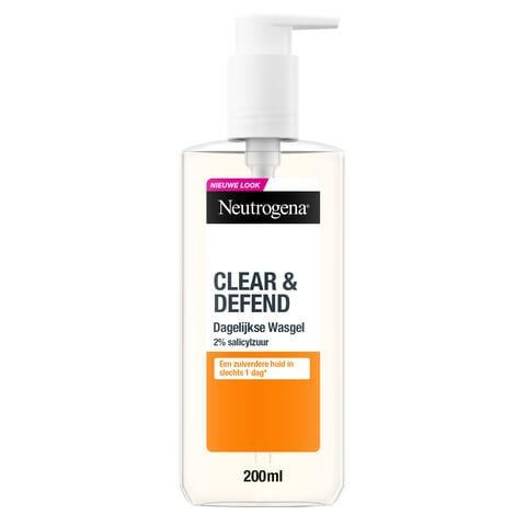 Neutrogena Clear & Defend Daily Face Wash Acne en Onzuivere Huid 200 ML