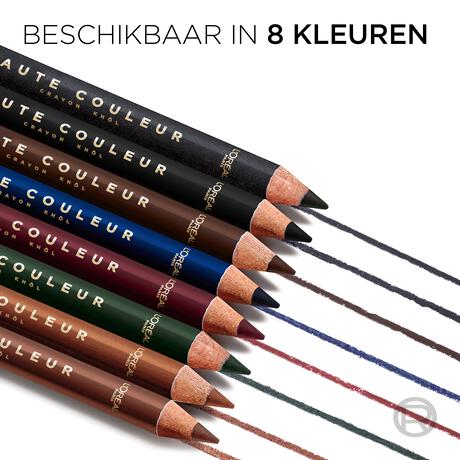 L'Oréal Paris Haute Couleur Crayon Khol Eyeliner Brun Leather Bruin