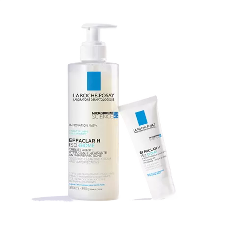 La Roche-Posay Effaclar H Iso-biome Hydraterende Reinigingscrème 390 ML