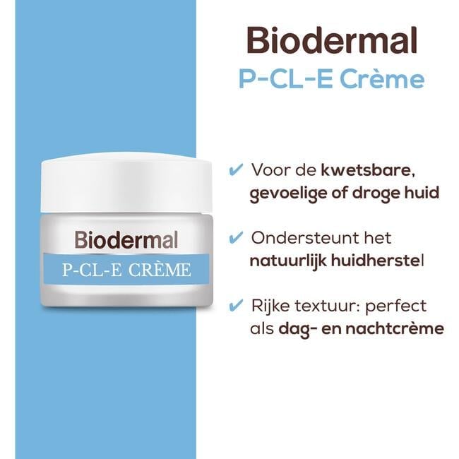 Biodermal P-CL-E Dag- en Nachtcrème 50 ML