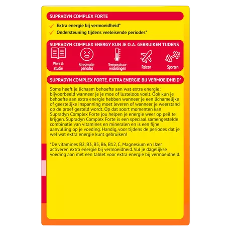 Supradyn Complex Forte Multivitamine Extra Energie Tabletten 35 stuks