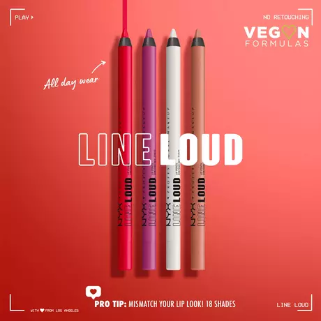 NYX Professional Makeup Line Loud Lip Liner 07 Total Baller