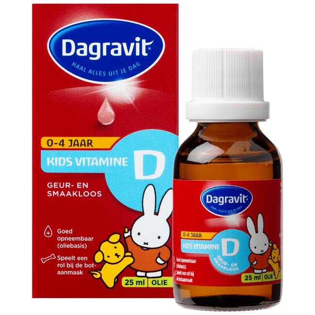 Prestige huisvrouw Bladeren verzamelen Dagravit Kids Vitamine D olie 25 ML 25 ML | Etos