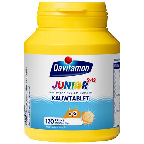Davitamon Junior 3+ Kauwvitamines Multifruit