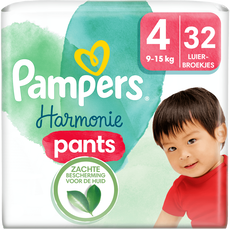 Pampers Harmonie Pants Luierbroekjes Maat 4 9-15 KG 32 Stuks