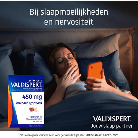 Valdispert Extra Forte 450 mg 40 tabletten