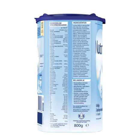 Nutrilon 1 Volledige Zuigelingenvoeding 0-6 Maanden 800 gram